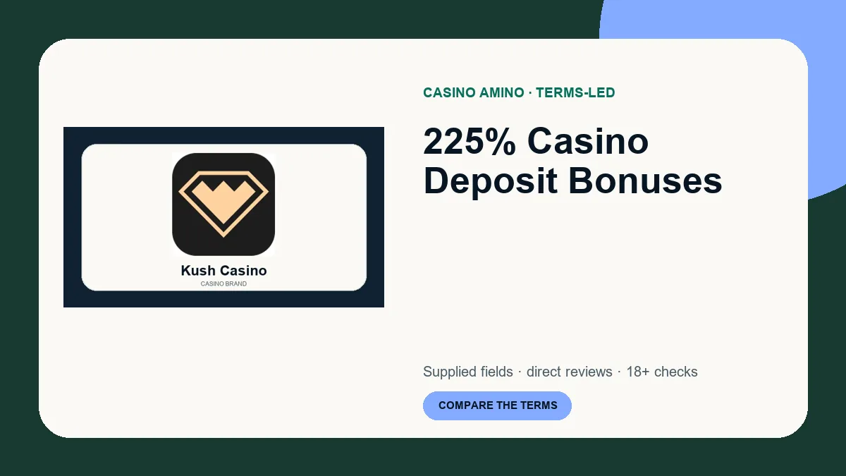 225% Casino Deposit Bonuses comparison cover featuring real casino brand artwork