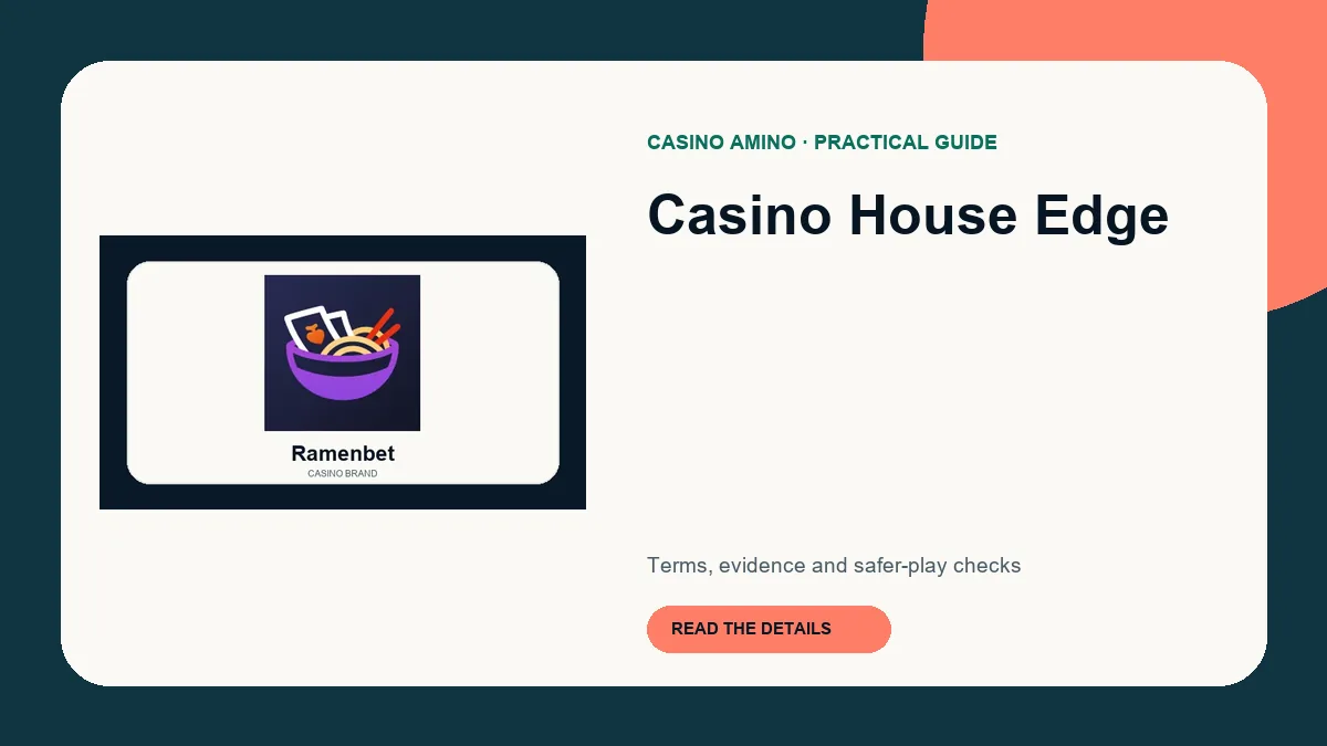 Casino House Edge editorial cover featuring Ramenbet casino brand artwork