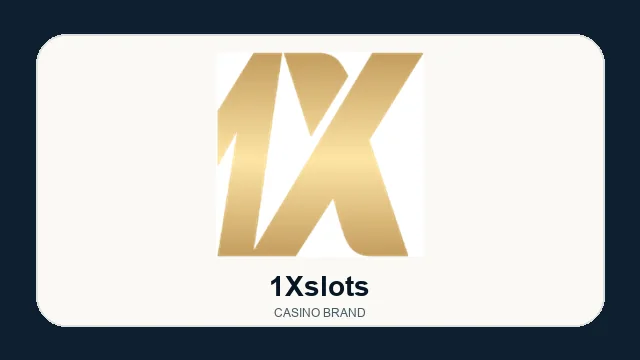 1Xslots casino brand logo