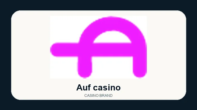 Auf casino casino brand logo
