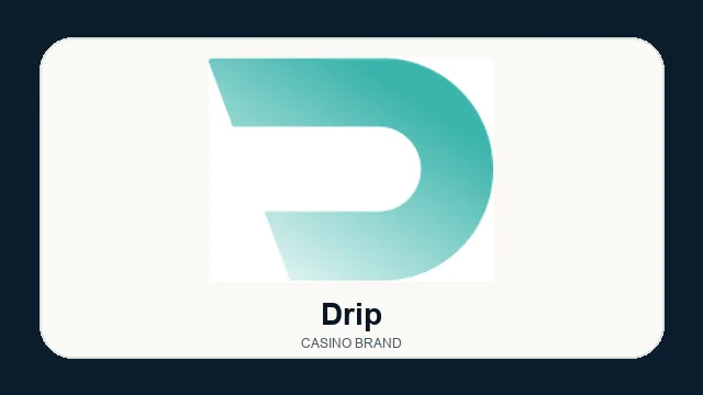Drip casino brand logo