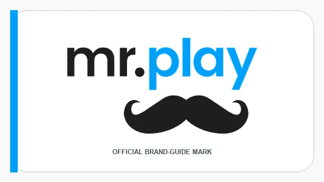 Mr Play casino logo from the official brand guidelines