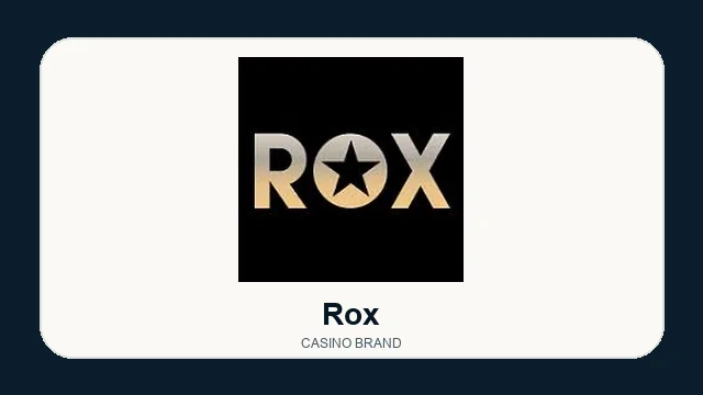 Rox casino brand logo