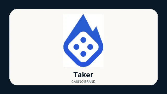 Taker casino brand logo